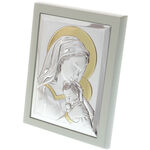Mother Mary Icon with White Frame 2