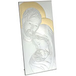 Szent Család ezüstözött ikon 39cm 1