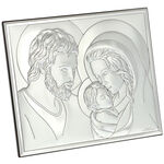 Holy Family silver plated icon 15cm 1
