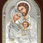 Szent család íves ikon 9cm 4