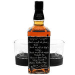 Jack Daniel's whiskey with message 2
