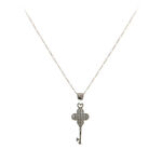 Necklace with key silver pendant 2