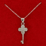 Necklace with key silver pendant 5