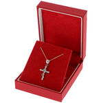 Necklace with silver crucifix pendant 3