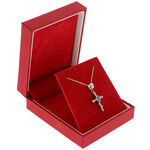 Necklace with silver crucifix pendant 4