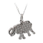 Lucky Elephant ezüst medállánc 1