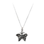 Vintage Butterfly Silver Necklace 2