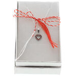 Red Heart Silver Necklace 3