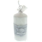 Small silver Christmas Angel candle 2