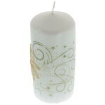 Golden Christmas Flower Candle 3
