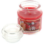Gingerbread scented red candle 2