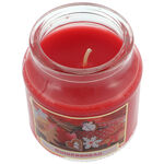 Gingerbread scented red candle 3