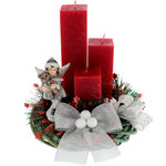 Christmas Decoration with 3 Candles Sweet Angel 2
