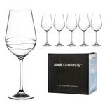 6 Glass Get for Wine Chrystal Venice 2