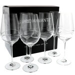 6 Glass Get for Wine Chrystal Venice 3
