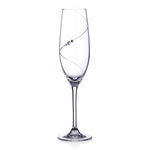 Crystal Champagne Glasses Silhouette 3