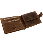 Male leather wolfhound wallet 2