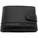 Man's Black Leather Wallet Corvo