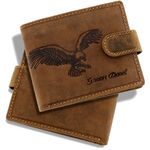 Brown Eagle Men's Leather Wallet 2