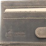 Men's wallet brown leather zodiac Taurus 3