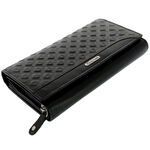 Women's Giultieri leather wallet black 2