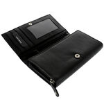 Women's Giultieri leather wallet black 5
