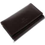 Vester Luxury brown leather women's wallet 1