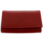 Vester Luxus piros természetes bőr női pénztárca 1