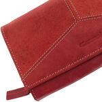 Large Leather Wallet for Women Giultieri Red 5