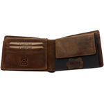 Men's Leather Wallet with Fish and Rod 2