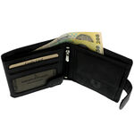 Black leather wallet with truck 7