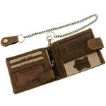 Leather Wallet with Classic Motor Chain 3
