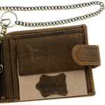 Leather Wallet with Classic Motor Chain 8