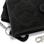 Black Leather Wallet with Chain Motor 10