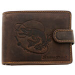 Pike brown natural leather wallet 1