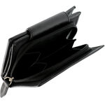 Black Leather Wallet for Women 3