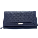 Women's Leather Wallet Giultieri Blue 6