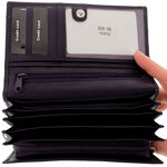 Leather Wallet for Women Giultieri Purple 4