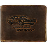 Speed and Power leather wallet 1