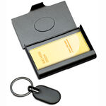 Business card case with keychain gift set 1