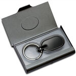 Business card case with keychain gift set 3