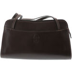 Luxury Line Leather Women's Brown Handbag 2