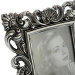 Antique silver color photo frame baroque 10x15 cm 3