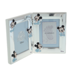 Silver photo frame with Baby Mickey Mouse print 2