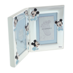 Silver photo frame with Baby Mickey Mouse print 3