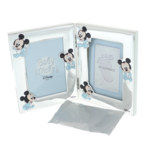 Silver photo frame with Baby Mickey Mouse print 5