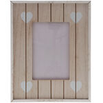 Wooden photo frame with heart 2