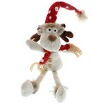 Reindeer with high hat and scarf 3