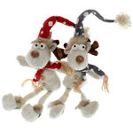 Reindeer with high hat and scarf 5