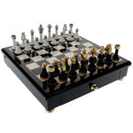 Exkluzív fekete-fehér sakk 1